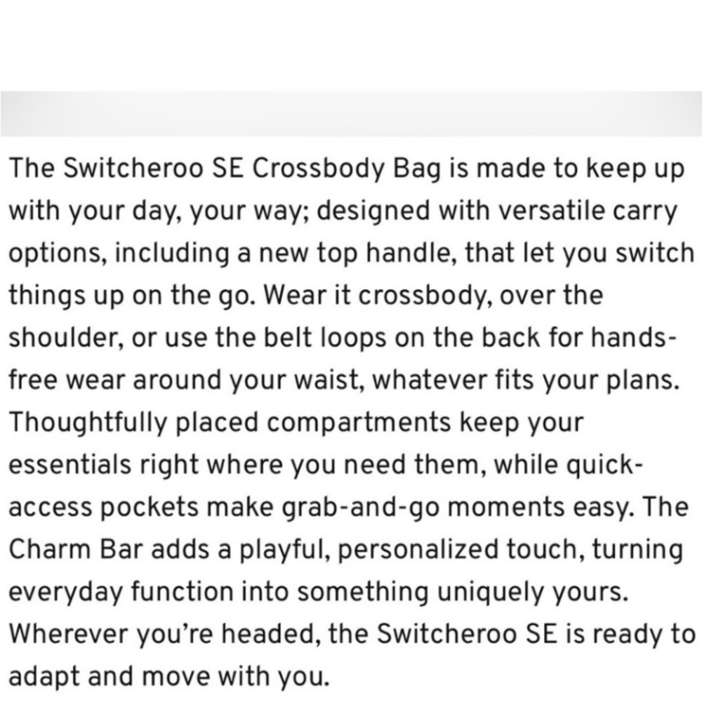Lug Switcheroo SE Convertible Crossbody Bag NWT Smooth Sailing - Picture 10 of 10